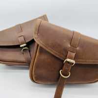 Royal Enfield Leder-Seitentaschen B – Bild 3